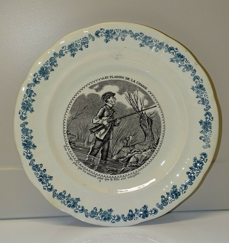 Ancienne assiette dessert - assiette,