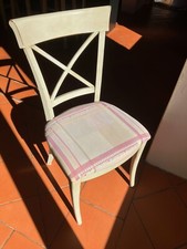 Table ronde Rochebobois 120cm, deux rallonges et 4 chaises salle à manger 