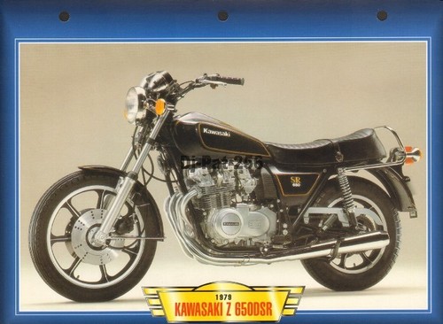 Fiche moto kawasaki 650 sr - moto,