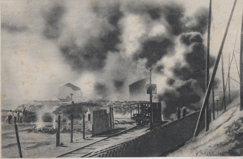 1915 allemagne la gare - ,
