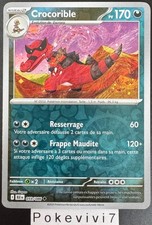Carte Pokemon CROCORIBLE 059/086 REVERSE EV10.5 Foudre Noire BLK FR NEUF