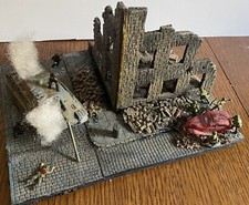 DIORAMA BUILDING RUINE BERLIN 1945 WW2 1/72 (110)