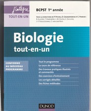 DUNOD BCPST 1RE ANNEE BIOLOGIE TOUT-EN-UN