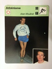 CARTE EDITIONS RENCONTRE 1978 / ATHLETISME - ALAIN MOULINET