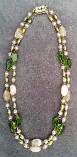 Collier ancien rangs perles - rangs,