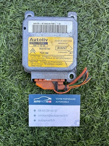 Calculateur air bag boitier - d'air,