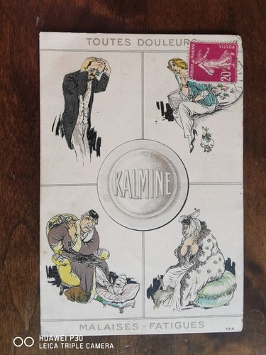 Cpa publicité kalmine - cpa,