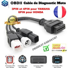 Câble OBD2 Moto Adaptateur