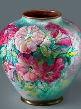 Camille Fauré, Limoges - Vase original de fleurs / Art Décoratif