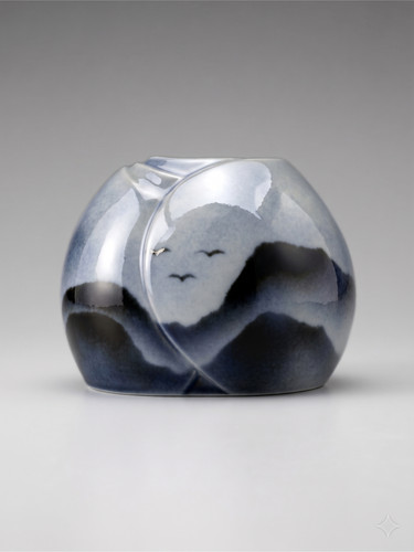 Vase virebent porcelaine - vase,