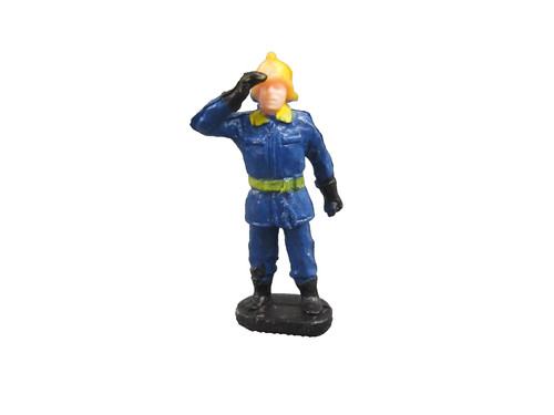 Figurine pompier salut tenue - figurine,