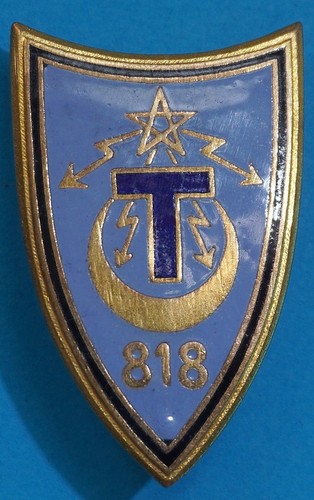 Insigne 818 compagnie - 818°,