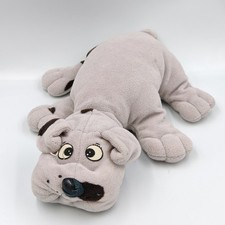 Ancienne Peluche chien gris