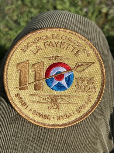 Patch rafale brodé - sable, 110