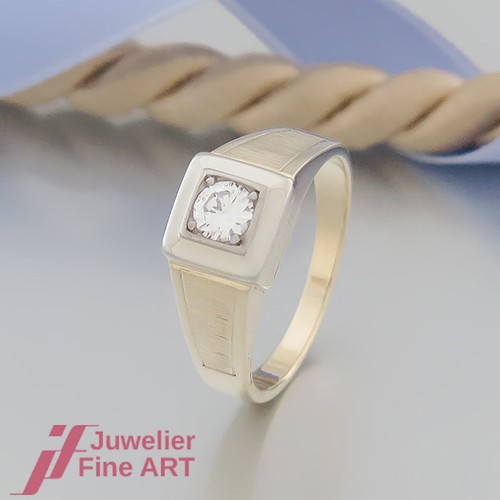Bague solitaire 1 - -,