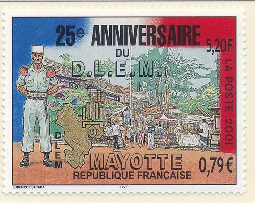 Timbre mayotte 103 neuf - timbre,