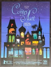 LES CONTES DE LA NUIT Animation Michel Ocelot AFFICHE CINEMA 120x160 LITHO