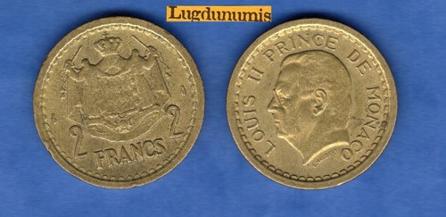 Monaco francs 1943 ttb - monaco, 2
