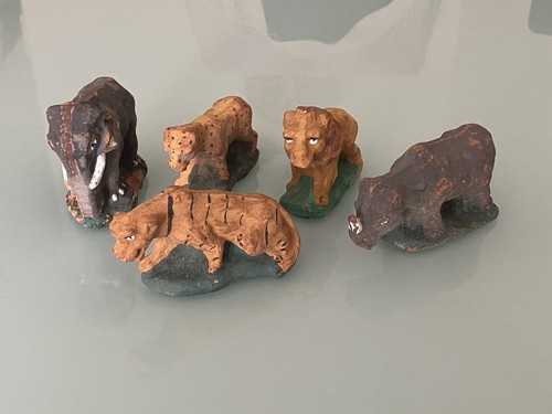 Jouet ancien lot animaux - ancien,