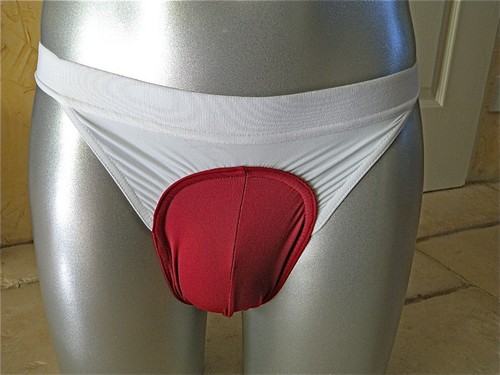 Slip bicolore satiné homme - bicolore,