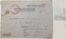 WW2 LETTRE PRISONNIER DE