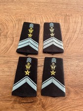 insigne tissu militaire N19 Epaulettes, grades divers armée française