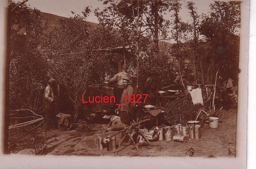 Photo poilus cuisine popote - poilus,