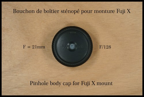 Bouchon modifié sténopé - , /