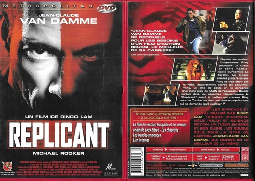 Dvd replicant avec - -, jean