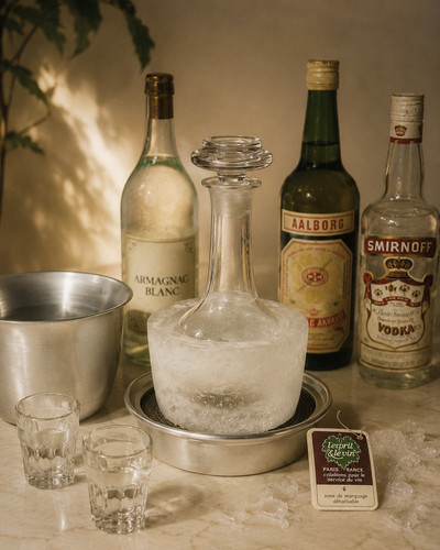 Rare carafe iceberg complète - carafe,
