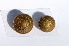 RARE 2 BOUTON UNIFORME ANCIEN