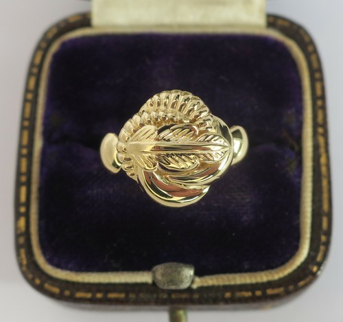 Bague double tourbillon plume - double,