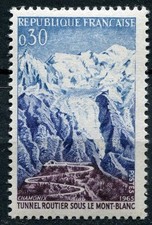 STAMP / TIMBRE FRANCE NEUF LUXE ** N° 1454 ** TUNNEL DU MONT BLANC