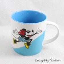 Mug Minnie DISNEY Mickey and Friends bleu blanc céramique 10 cm (VAVI)