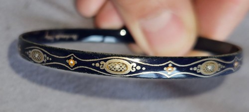 Bracelet jonc vintage - , en