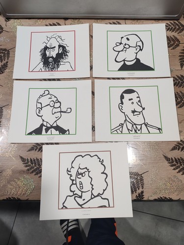 Lot planches tintin - 5,