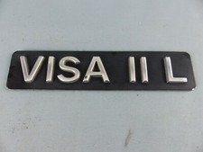 CITROEN VISA 2 L insigne emblème logo sigle monogramme hayon coffre aluminium