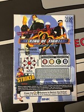 Artset Flyers Marquee Dip Switch The King Of Fighters 99 Neo Geo Mvs Snk