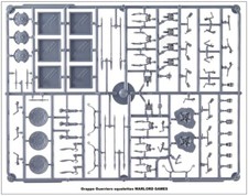 WARLORD GAMES Grappe Guerriers Squelettes Figurines 28mm plastique