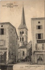 CPA SAUXILLANGES La Place et