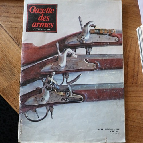 Revue gazette armes 1981 - revue,