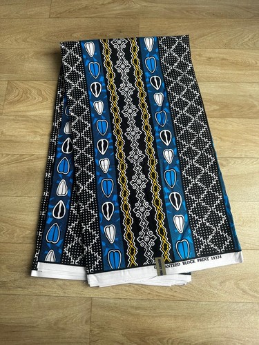 Tissu wax polyester yards - ,