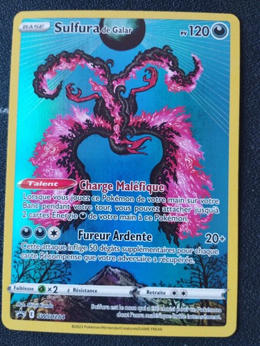 Carte pokemon sulfura galar - de,