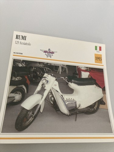 Rumi 125 scoiattolo 1953 - 1953, carte
