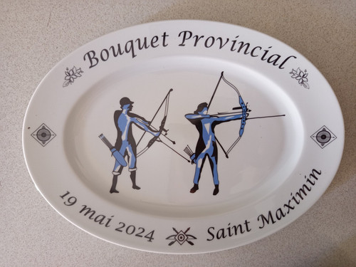 Assiette ovale plat - plat, a