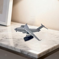 Maquette d'avion de transport américain au 1/200 avec socle