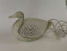 Lampe Mathias canard fonte pâte de verre déco campagne chic vintage artisanale