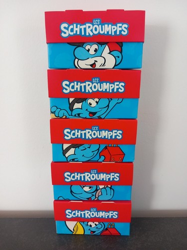 Lot puzzle schtroumpf - 5,
