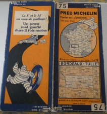 Carte michelin 75 bordeaux