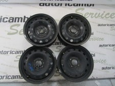 Set 4 Roues Fer De 14 Pouce 4 Trous 5,5J14H2E Et 24 PEUGEOT 207 1.4 D 50K